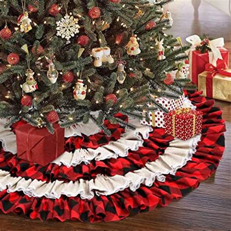 QLEKEY 24 Inch Christmas Tree Skirt, Cream White Mermaid Scale Wave Pattern Knitted Mini Xmas Tree Skirt, Rustic Christmas Holiday Decoration. 237. Save 20%. $1599. Typical: $19.99. Save $3.00 with coupon. FREE delivery Fri, Nov 10 on $35 of items shipped by Amazon. Or fastest delivery Wed, Nov 8.